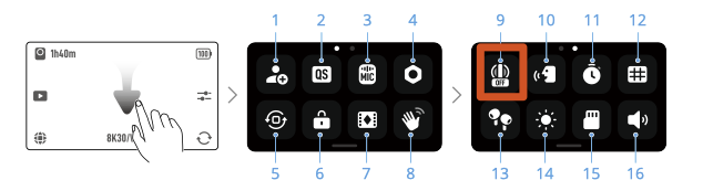 Lens Guard Mode setting
